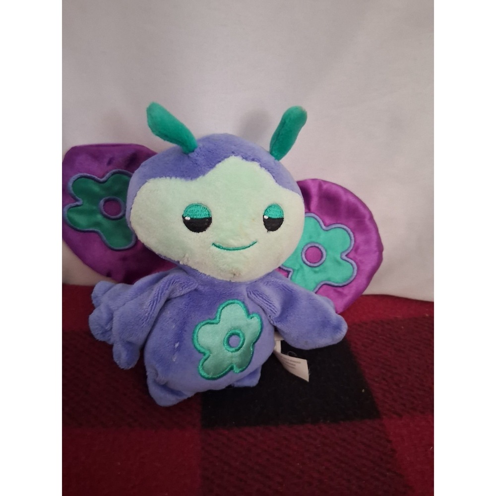 Ganz Webkinz Zumbuddy Zane Lazy Zum Plush Butterfly Purple Blue No Code - Picture 2 of 5
